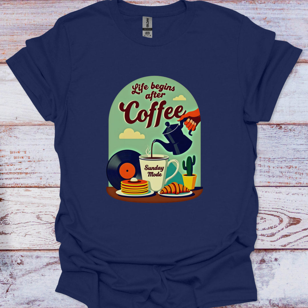 Life Begins After Coffee T-Shirt
